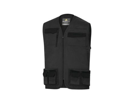 Kamizelka robocza Mach2 z poliestru i bawełny ciemnoszare 3XL M2GI3 M2GI3GG3X