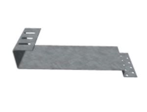 Uchwyt z blachy nierdzewnej pod karpiówkę, wydłużony 409mm K-44-W