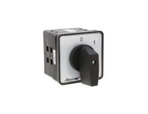 Łącznik krzywkowy 80A rozłącznik 0-1 3 - biegunowy mocowany do pulpitu czoło szare pokrętło czarne SK80-2.8211\P03