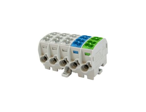 Blok rozdzielczy - odgałęźny Al/Cu SCB 25-5X (80150) SIMBLOCK sza/nie/zie 81500020