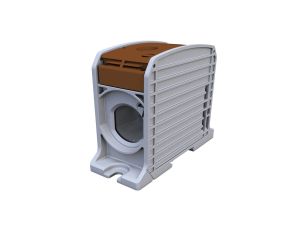 Złączka szynowa gwintowa Al/Cu STB 300 (87910) SIMBLOCK brązowy 81301015