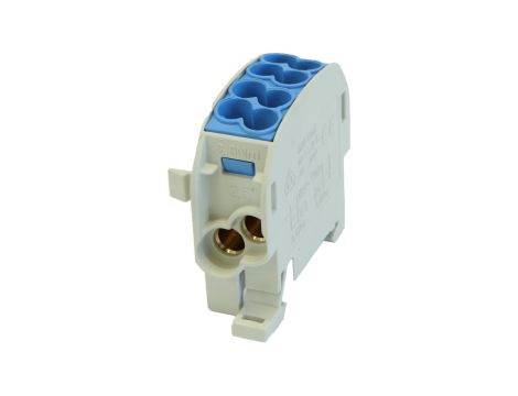 Blok rozdzielczy - odgałęźny Al/Cu SCB 25 (80110) SIMBLOCK niebieski 81501003