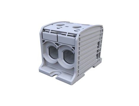 Złączka szynowa gwintowa Al/Cu STB 185-2 (87820) SIMBLOCK szary 81202002
