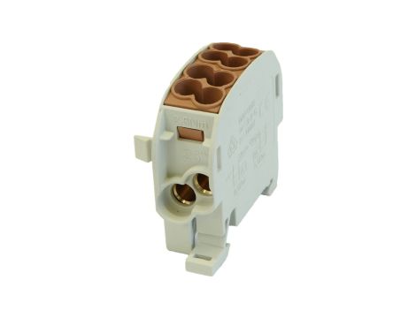 Blok rozdzielczy - odgałęźny Al/Cu SCB 25 (80110) SIMBLOCK brązowy 81501015