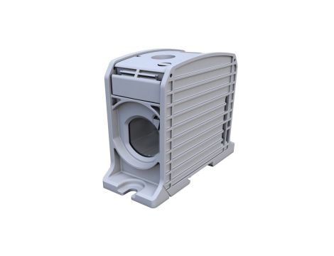 Złączka szynowa gwintowa Al/Cu STB 300 (87910) SIMBLOCK szary 81301002
