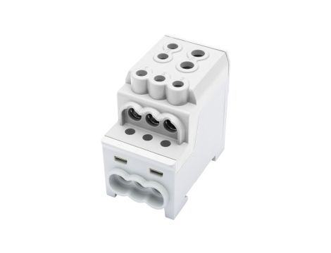 Blok rozdzielczy - dystrybucyjny Al/Cu SDB 200 (80030) SIMBLOCK szary 81602002