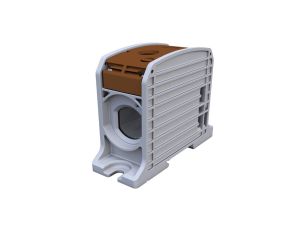 Złączka szynowa gwintowa Al/Cu STB 185 (87810) SIMBLOCK brązowy 81201015