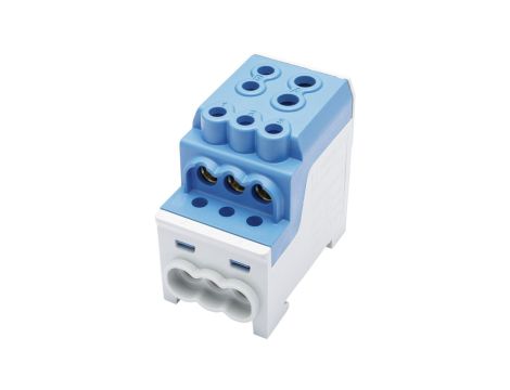 Blok rozdzielczy - dystrybucyjny Al/Cu SDB 200 (80030) SIMBLOCK niebieski 81602003