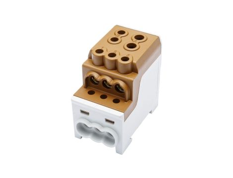 Blok rozdzielczy - dystrybucyjny Al/Cu SDB 200 (80030) SIMBLOCK brązowy 81602015