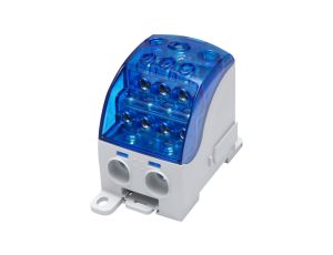 Blok rozdzielczy - uniwersalny Al/Cu SUB 400 (82080) SIMBLOCK niebieski 81651003