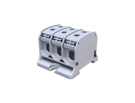 Złączka szynowa gwintowa Al/Cu STB 50-3X (87330) SIMBLOCK szary 81004002