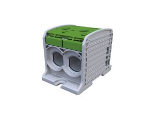 Złączka szynowa gwintowa Al/Cu STB 185-2 (87820) SIMBLOCK zielony 81202005