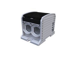 Złączka szynowa gwintowa Al/Cu STB 185-2 (87820) SIMBLOCK czarny 81202007