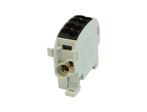 Blok rozdzielczy - odgałęźny Al/Cu SCB 25 (80110) SIMBLOCK czarny 81501007