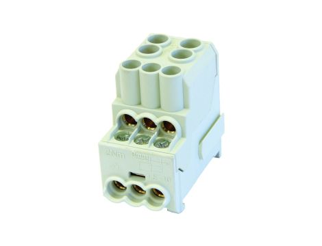 Blok rozdzielczy - dystrybucyjny Al/Cu SDB 100 (80010) SIMBLOCK szary 81601002