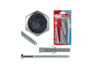 Kołek rozporowy z łbem sześciokąt. 12x80 /opakowanie 4szt./