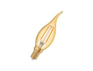 Żarówka LED Vintage 1906 LED CL BA FIL GOLD 12 non-dim 1,5W/824 E14 4058075293229