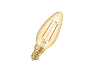 Żarówka LED Vintage 1906 LED CL B FIL GOLD 12 non-dim 1,5W/824 E14 4058075293205