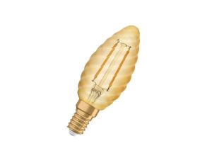 Żarówka LED Vintage 1906 LED CL BW FIL GOLD 12 non-dim 1,5W/824 E14 4058075293243