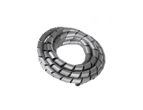 Osłona maskująca na kable Maclean MCTV-687S (20.4*22mm) 3m srebna spirala MCTV-687