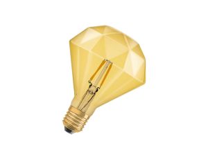Żarówka LED Vintage 1906 LED CL DIAMOND FIL GOLD 40 non-dim 4,5W/825 E27 4058075091955