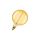 Żarówka LED Vintage 1906 LED CL GLOBE200 FIL GOLD 28 non-dim 5W/820 E27 4058075092013