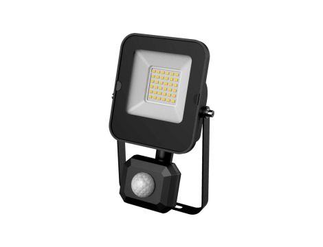 Projektor Naświetlacz LED 20W 2000lm 6000K/chłodna IP44 z czujnikiem ruchu PIR czarny ALFA PIR SMD 20W CW GXLR052