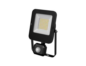Projektor Naświetlacz LED 30W 3000lm 4000K/neutralna IP44 z czujnikiem ruchu PIR czarny ALFA PIR SMD 30W NW GXLR055