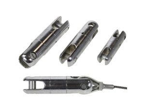 Krętlik stalowy do przeciągania liny 80kN / Krętlik przeciwskrętny do kabli / KKX-8