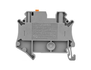 Złączka przelotowa 2-przewodowa z odłącznikiem nożowym 4mm2 szara Ex UT 4-MT-P/P-EX 3046173 /50szt./