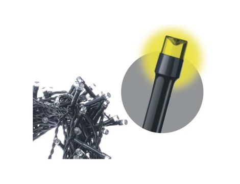 Lampki choinkowe Classic 50 LED 2,5m ciepła biel, zielony przewód, IP20