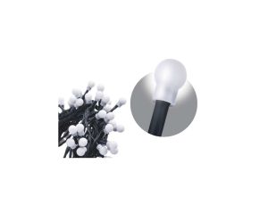 Lampki choinkowe XMAS CHERRY TIMER 6W 200LED 20m IP44 zimny biały D5AC03