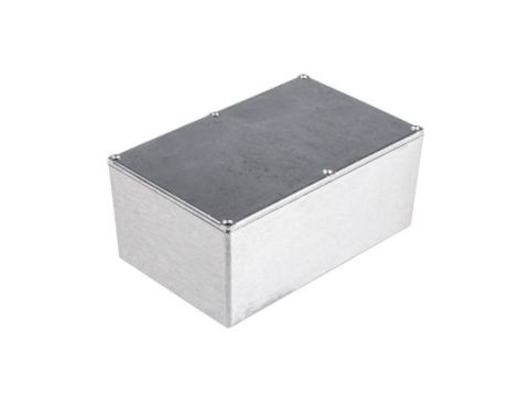 Obudowa ekranowana Srebrny IP54, IP65, IP66 Neopren, 191.6 x 111.6 x 60.5mm, RS PRO