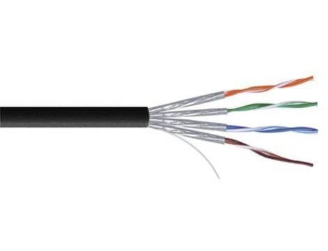 Kabel kat.7a, 100m, Czarny