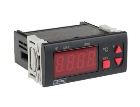 Regulator temperatury wł./wył. 1-wyjściowy-wyjściowy, Uz 24 V AC, 77 x 35mm