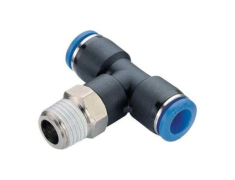 Adapter gwintowany teowy typu gwint – rura, 9,9 kgf/cm, 990 kPa