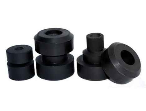 Mocowanie antywibracyjne, M16, Ø 64mm, H 63mm, 390, materiał: Guma naturalna 60 Shore A, RS PRO