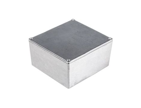 Obudowa ekranowana Srebrny IP54, 120.5 x 120.5 x 59.2mm, RS PRO