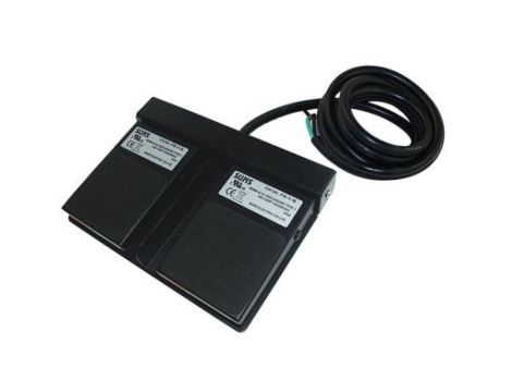 Przełącznik nożny IP20, IP68 Konstrukcja lekka Chwilowy Stal, Dwubiegunowy jednopozycyjny (DPST) 15 A 250V