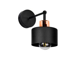Lampa LOFT ABI-G K4 1xE27 kinkiet czarno złota