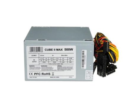 Zasilacz IBOX CUBE II 500W 12 CM FAN ZIC2500W12CMFA