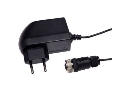 Zasilacz wtyczka zasilająca 75x34x43 100-240V AC 24V DC 1A 1,8m kabel wtyczka żeńska M12 PIN1/3 NY000003