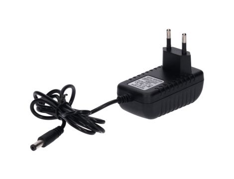 Zasilacz led gniazdkowy 12V 12W 5.5/2.1 czarny