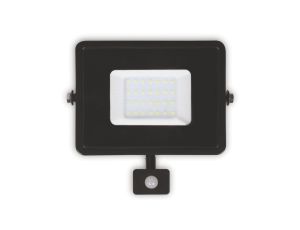 Naświetlacz LED PLATI 30W 2400lm barwa ciepła 3000K IP44 z czujnikiem czarny LFL106S