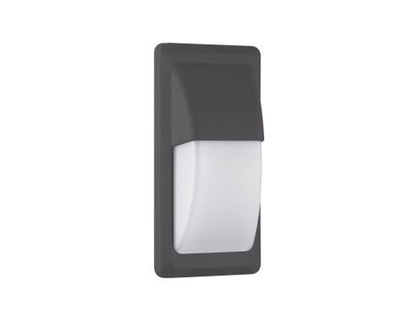 Oprawa LED ścienna AUDOR 12W barwa naturalna 4000K IP65 typ 4 prostokąt LOB124