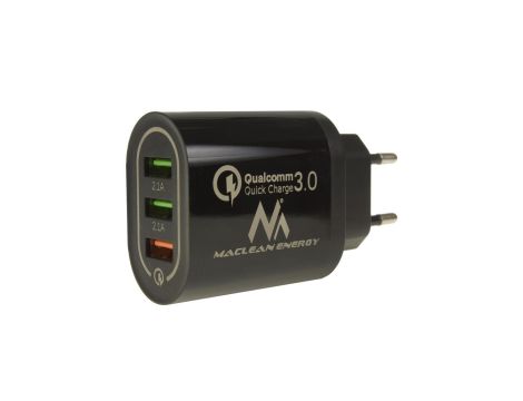 MCE479 B uniwersalna ładowarka USB Adapter do ładowania 3xUSB