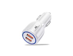 MCE478 W 2-gniazdowa ładowarka USB 12-24V