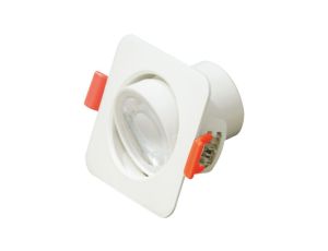 Oprawa DOWNLIGHT LED 8W 640lm barwa naturalna 4000K 38 kwadrat IP40 HDW084NN