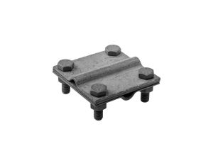 Złącze krzyżowe duże (trzy płytki 4xM8) ocynk ogniowy R.8004