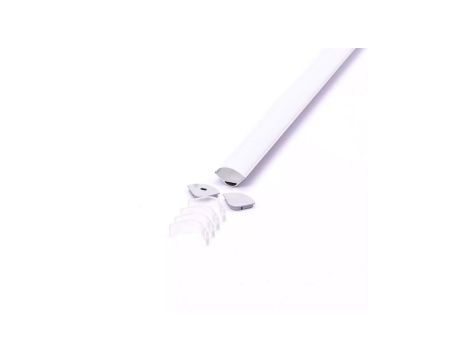 Profil aluminiowy Mleczny do taśm LED 2000mm 3363